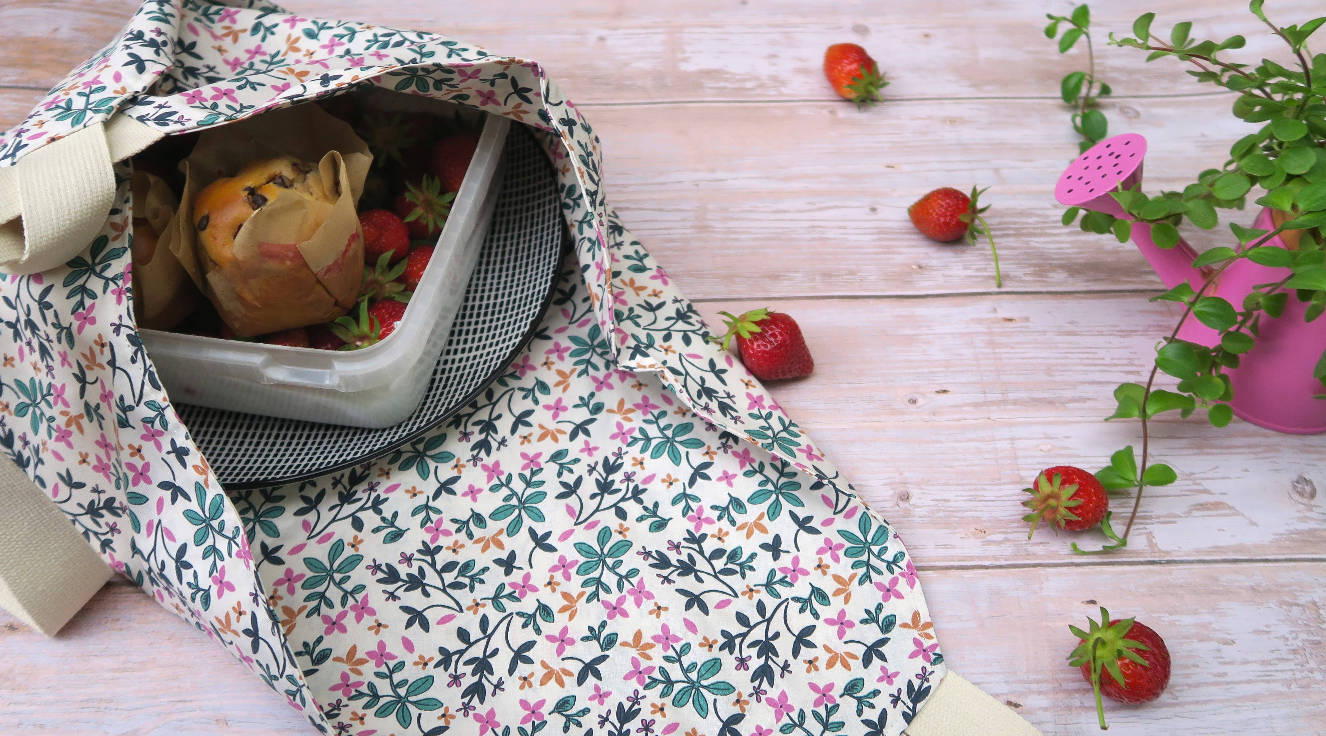 Vagabondes - Wholesale Food Storage Wrap/Bag - Fancy fabric pie bag - adaptable5