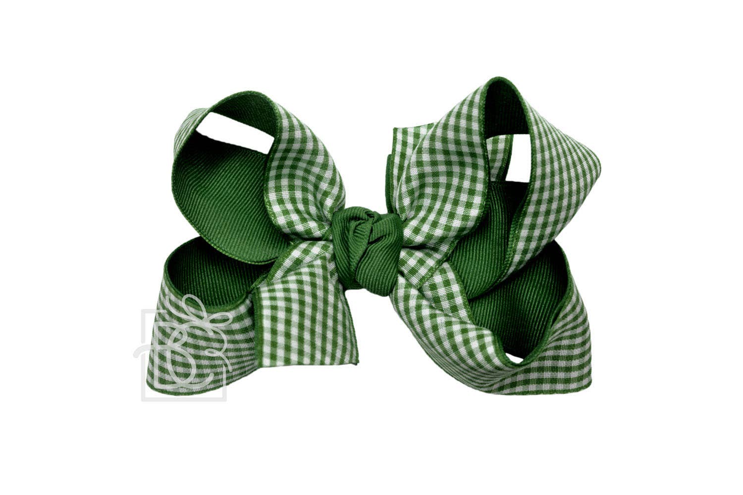 Beyond Creations, LLC - Vente Nœud pour cheveux – enfant - Nœud superposé en vichy et gros-grain sur pince8