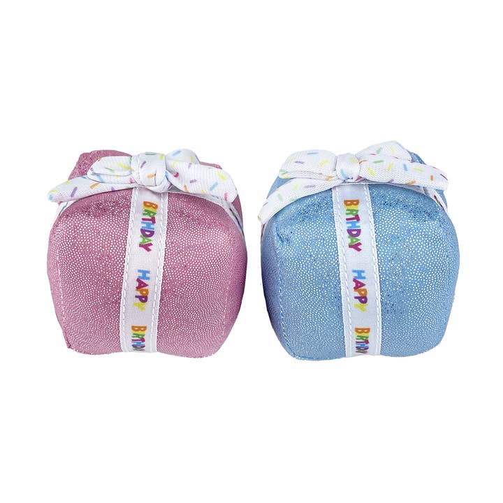 MULTIPET Birthday Present Cat Toy 2.5" Assorted for wholesale by King Wholesale Pet Goods