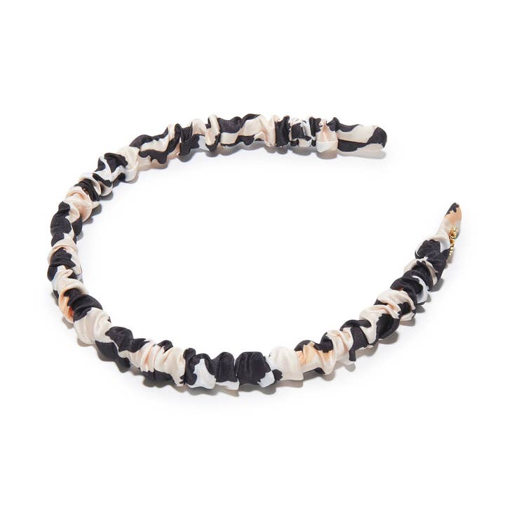 Lele Sadoughi - Wholesale Fashion Headband - Women's - LEOPARD JESSIE SILK HEADBAND