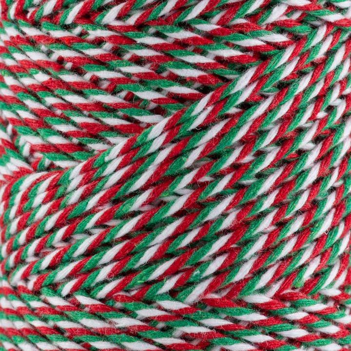 Sensy - Wholesale Twine - Sensy Premium 2mm - 240 yards %100 Cotton Striped Twine Pack