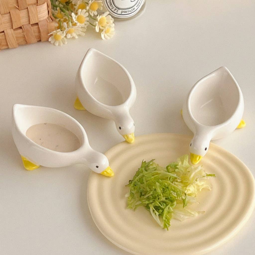 Otterware - Wholesale Condiment/Dip Bowl - Quirky Handcrafted Duck Ceramic Dipping Dish/Bowl2