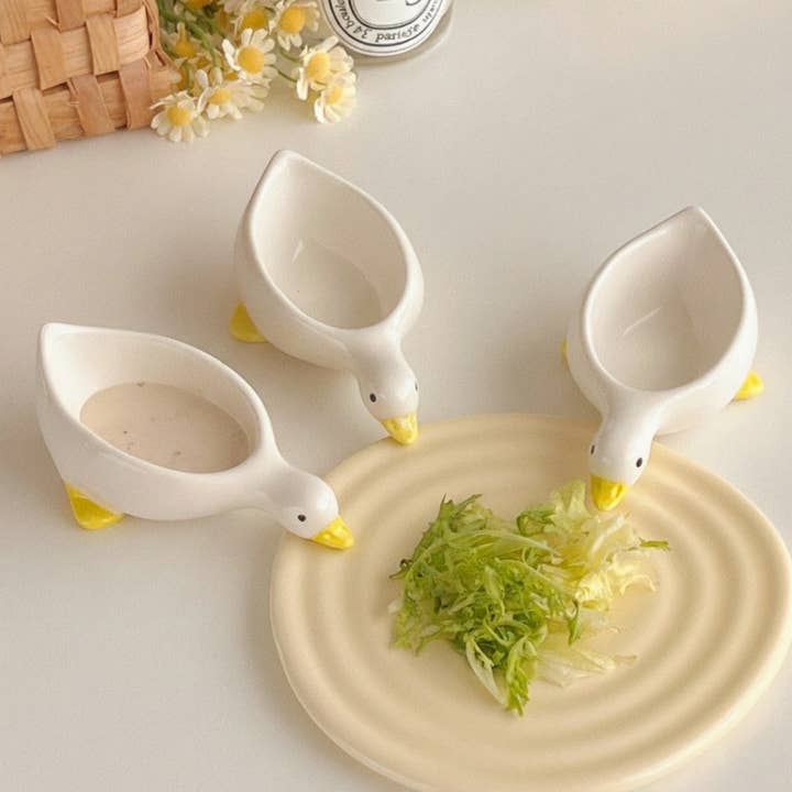 Otterware - Wholesale Condiment/Dip Bowl - Quirky Handcrafted Duck Ceramic Dipping Dish/Bowl2