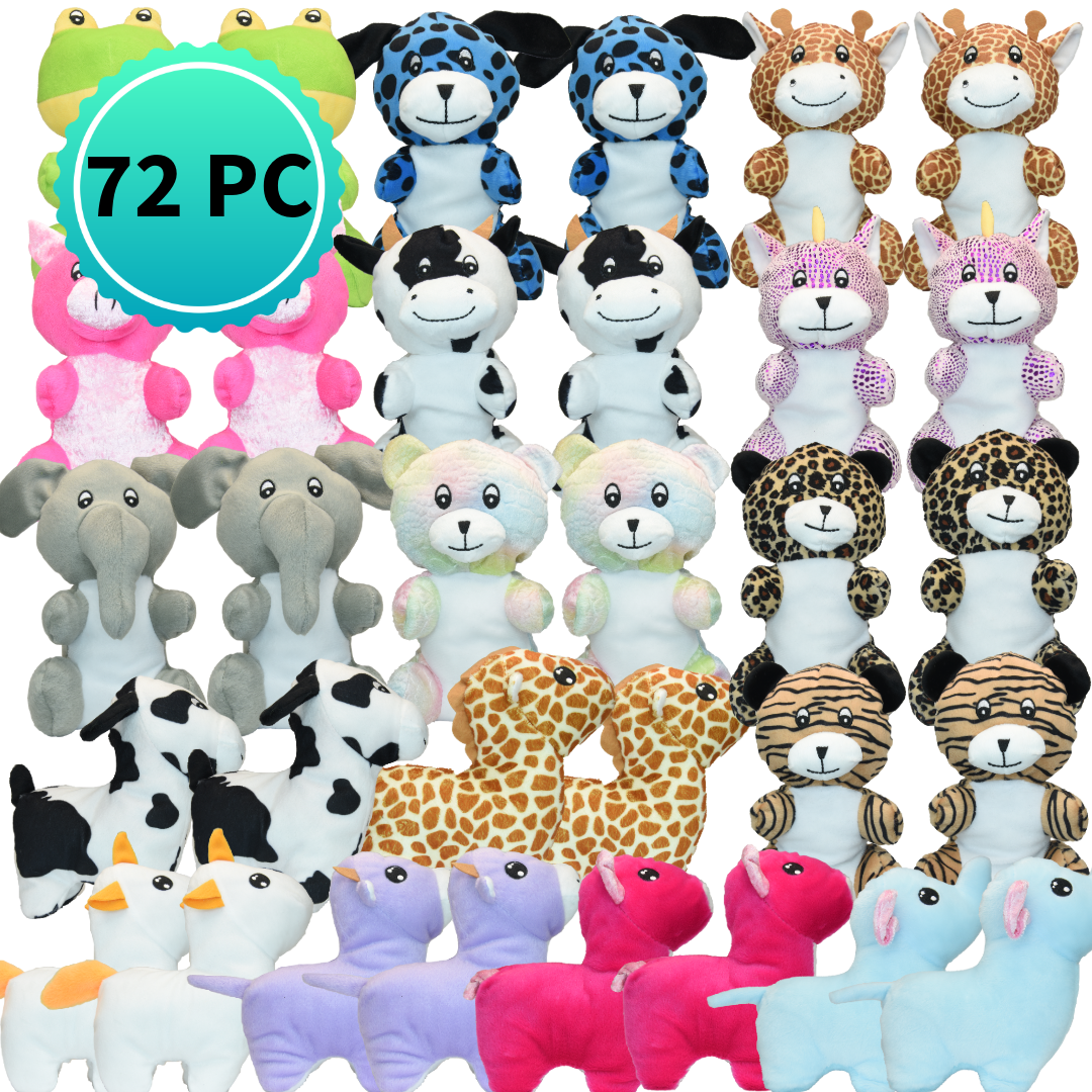 Toy Barn - Wholesale Stuffed/Plush Toy - Kids & Baby - Bulk Stuffed Animals 7-9" – Assorted Plush Toy Styles0