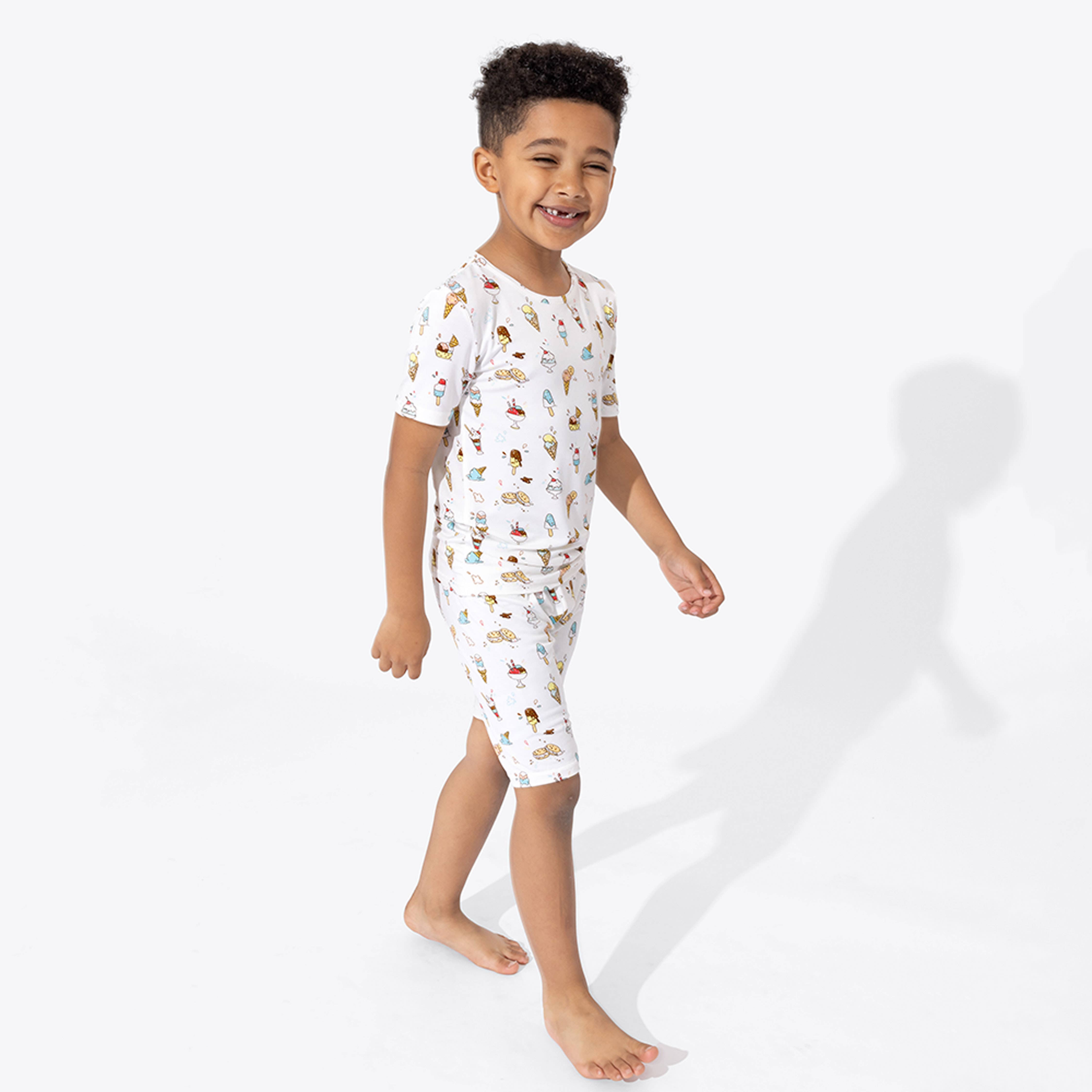 Bellabu Bear - Wholesale Sleepwear Set - Kids - Ice Cream Bamboo Kids Short Set4