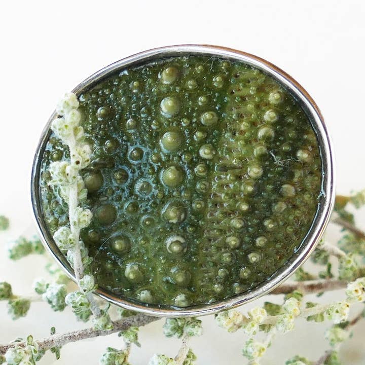 Green Large Sea Urchin Ring (Oval or Geo) for wholesale by Kinkel Jewellery