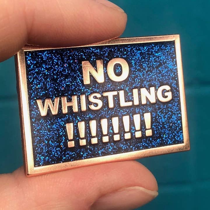 Enamel Pin: No Whistling for wholesale by Ugly Baby
