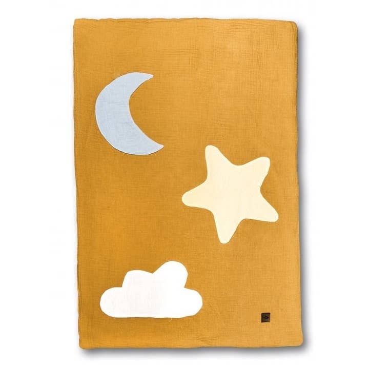 Quilt Tog Bio Organic Cotton Day & Night Mustard for wholesale by Hi Little One