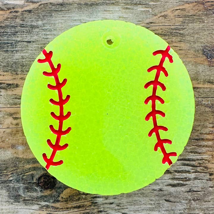 **Custom** Softball Car Freshie for wholesale by Southern Creek Wholesale