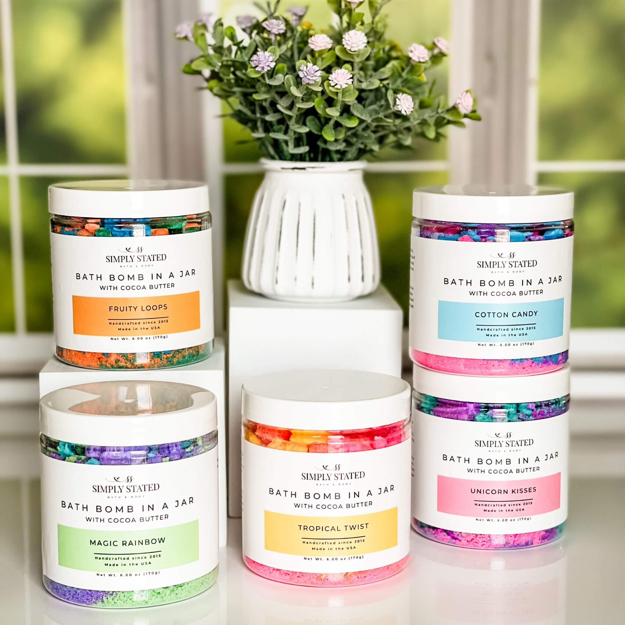 Simply Stated Bath & Body - Wholesale Bath Bomb/Fizz - Kids Bath Bomb in a Jar – Fun & Fizzy Bath Time Treats11