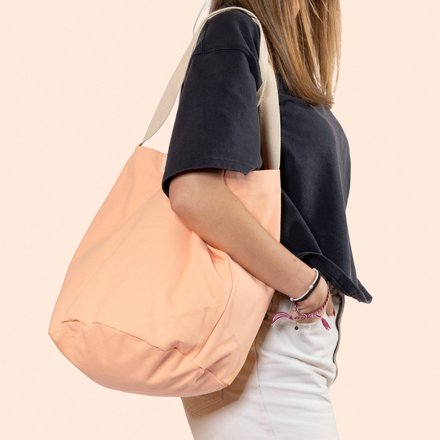 Ecodis - Grand Beau - Wholesale Draagtas - Dames - City shopper van biologisch katoen - Venga8
