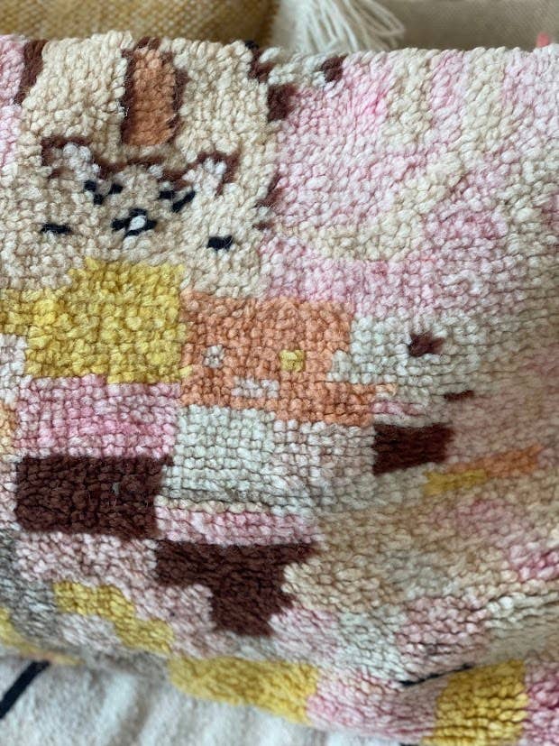 NOMAD BY LIV - Wholesale Throw Pillow Cover - Handmade Boujad Cushion cover soft color – 60 x 40 cm, wool16