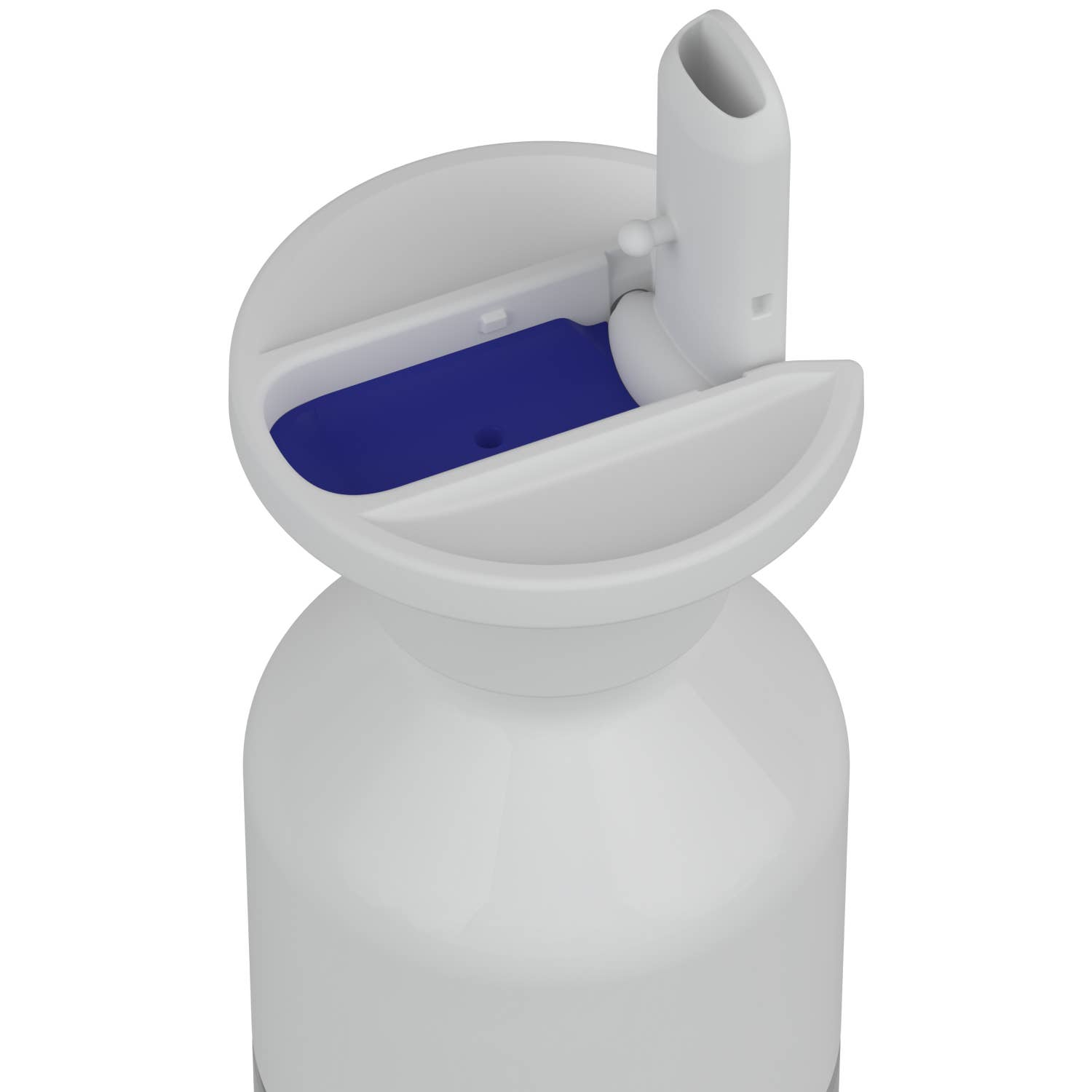 Dopper – wholesale Water bottle – Dopper Flip Straw - White2