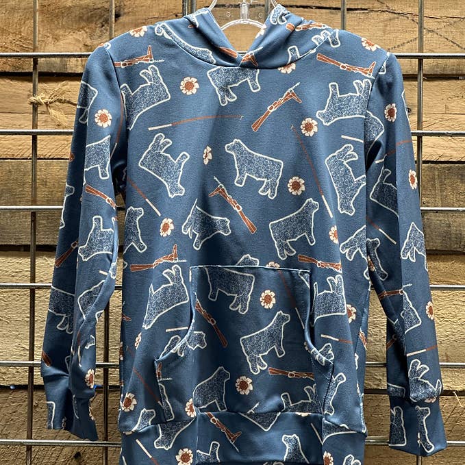 Lil' Meadow Moo Hoodie for wholesale by Fashion Gurlz