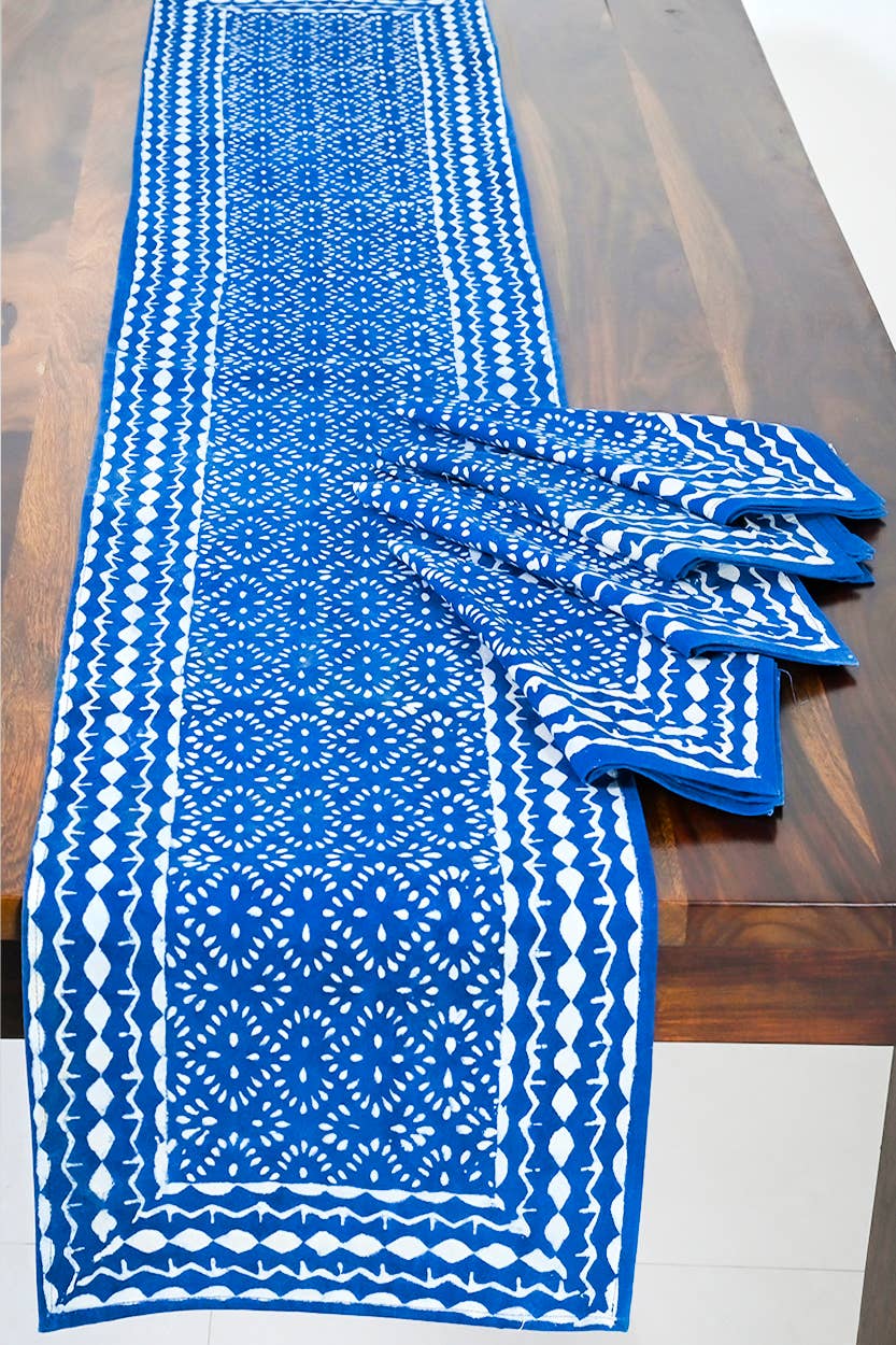 Sevya Handmade – wholesale Table runner – Indigo Table Runner6