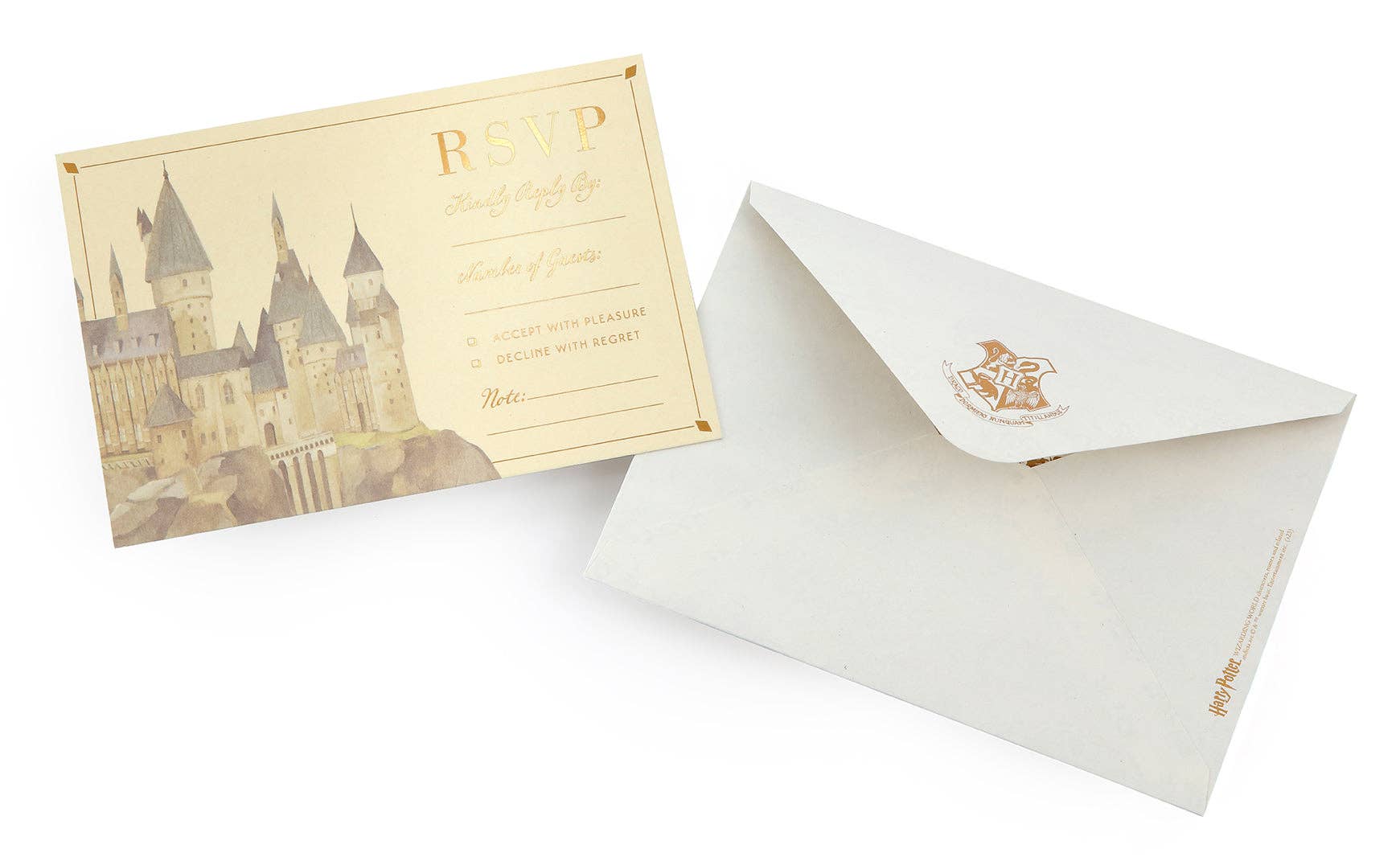 Insight Editions - #1 Pop Culture Publisher - Wholesale Stationery/Notecard Set - Harry Potter: Hogwarts Invitation Set (Set of 30)10
