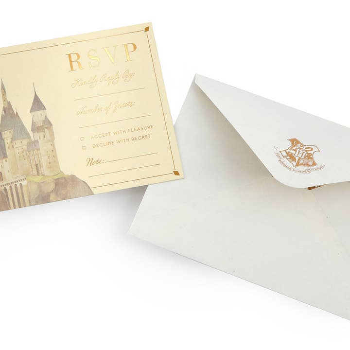 Insight Editions - #1 Pop Culture Publisher - Wholesale Stationery/Notecard Set - Harry Potter: Hogwarts Invitation Set (Set of 30)10