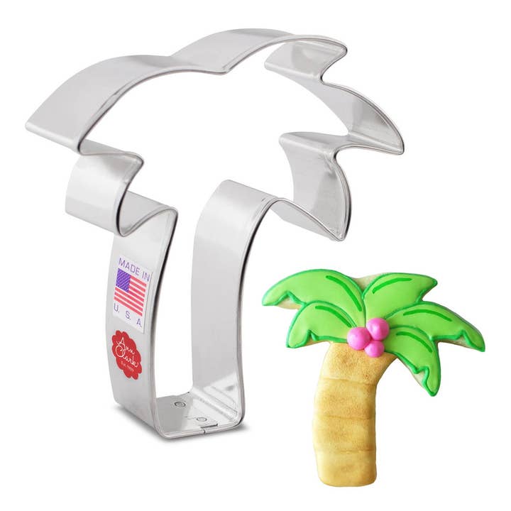Palm Tree Cookie Cutter. (Bag of 1 Dozen) for wholesale by Ann Clark