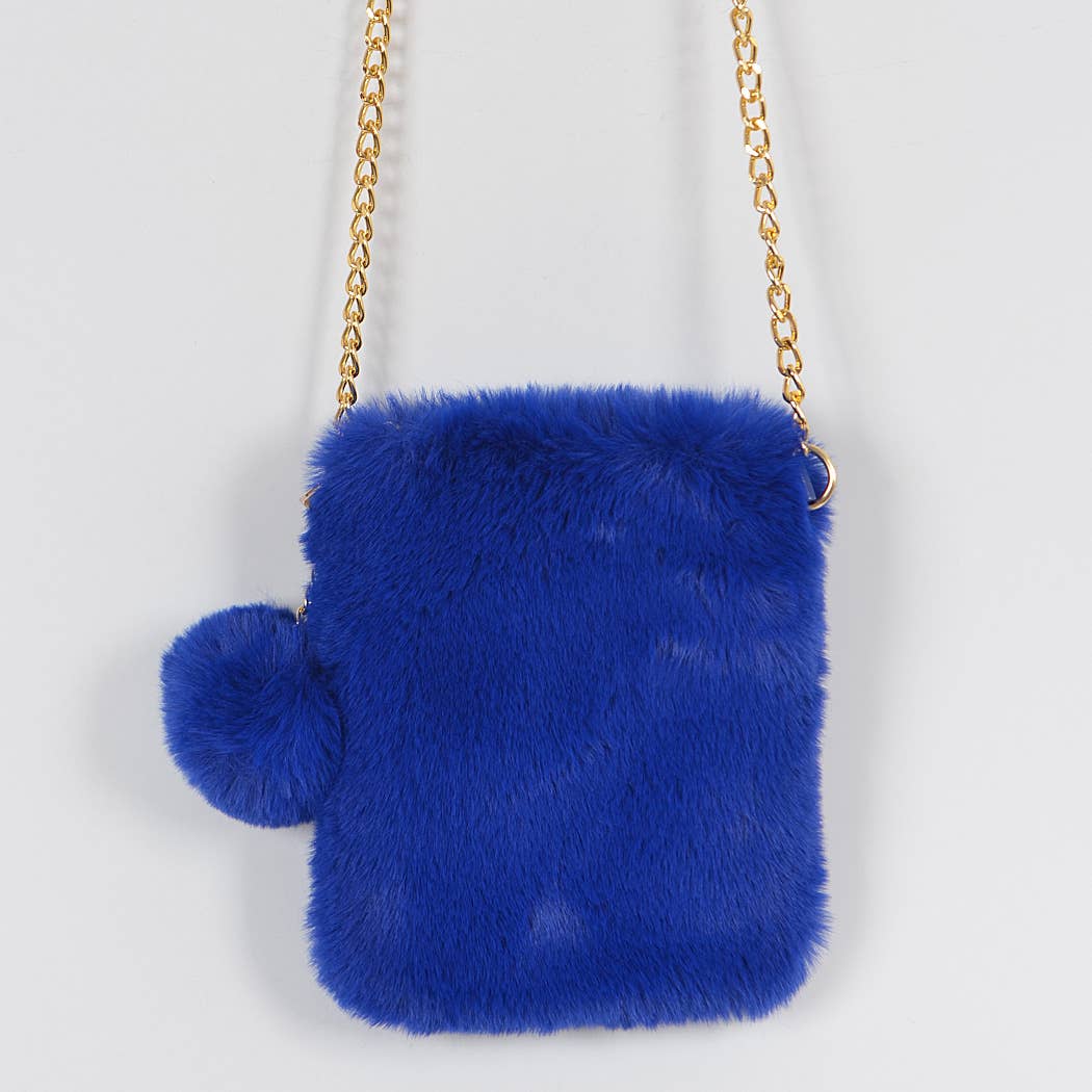 3AM BY H&D ACCESSORIES - Vendita all'ingrosso Borsa a tracolla - Donna - Borsa per cellulare in pelliccia sintetica4