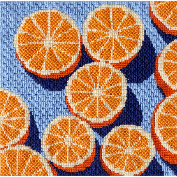 Unwind Studio - Wholesale DIY Craft Kit - Agrumes Needlepoint Kit4