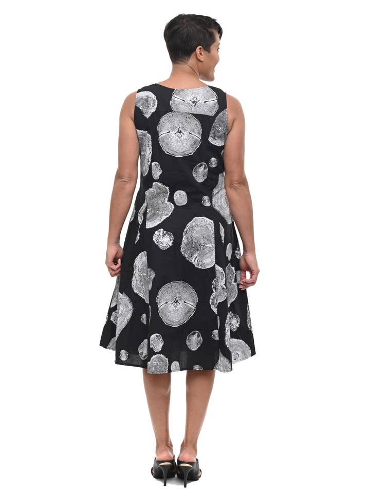 Tulip Clothing - Wholesale Dress - Women's - CV656 Poppie Dress in Black Urchin*