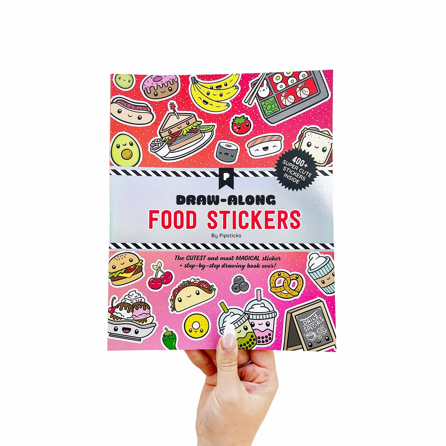 Pipsticks - Wholesale Sticker - Draw-Along Food Sticker Book15