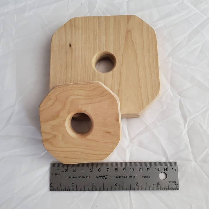 Toy Maker of Lunenburg - Vente Jouet en bois – enfant - Jouet empileur d'anneaux en bois naturel6