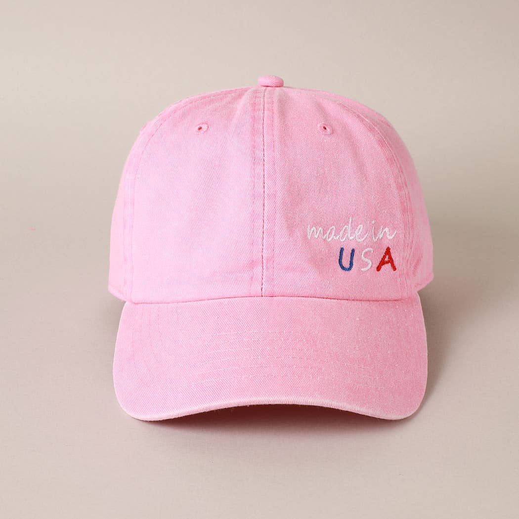 Fashion City – wholesale Baseball cap – Women's – Made in USA Embroidered Cotton Baseball Cap7