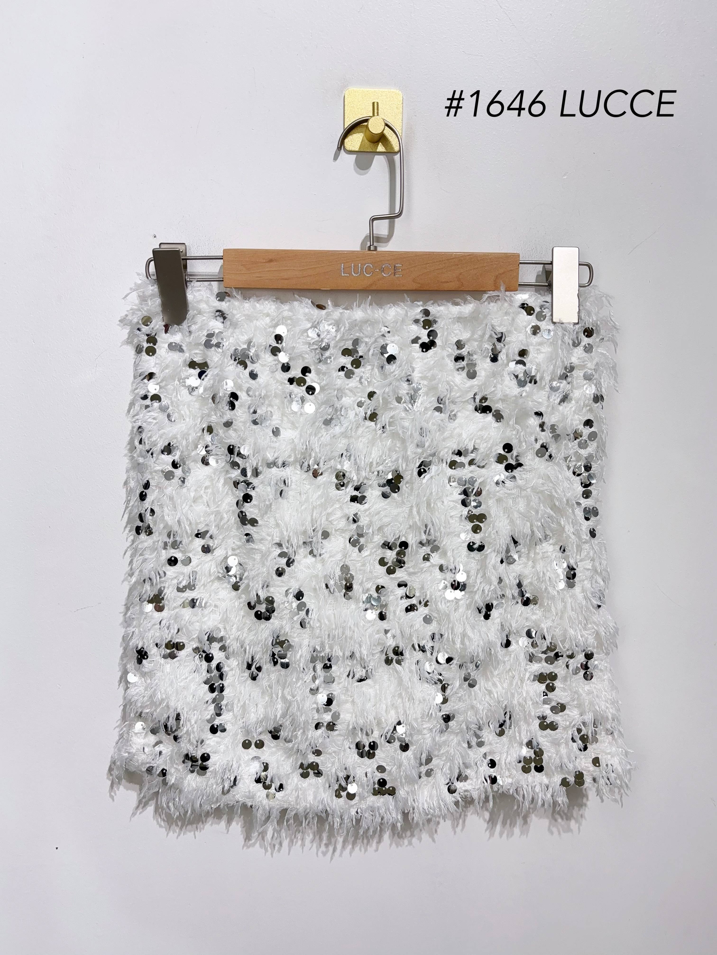 LUCCE - Venta al por mayor Falda - Mujer - Falda de plumas y lentejuelas - 16464