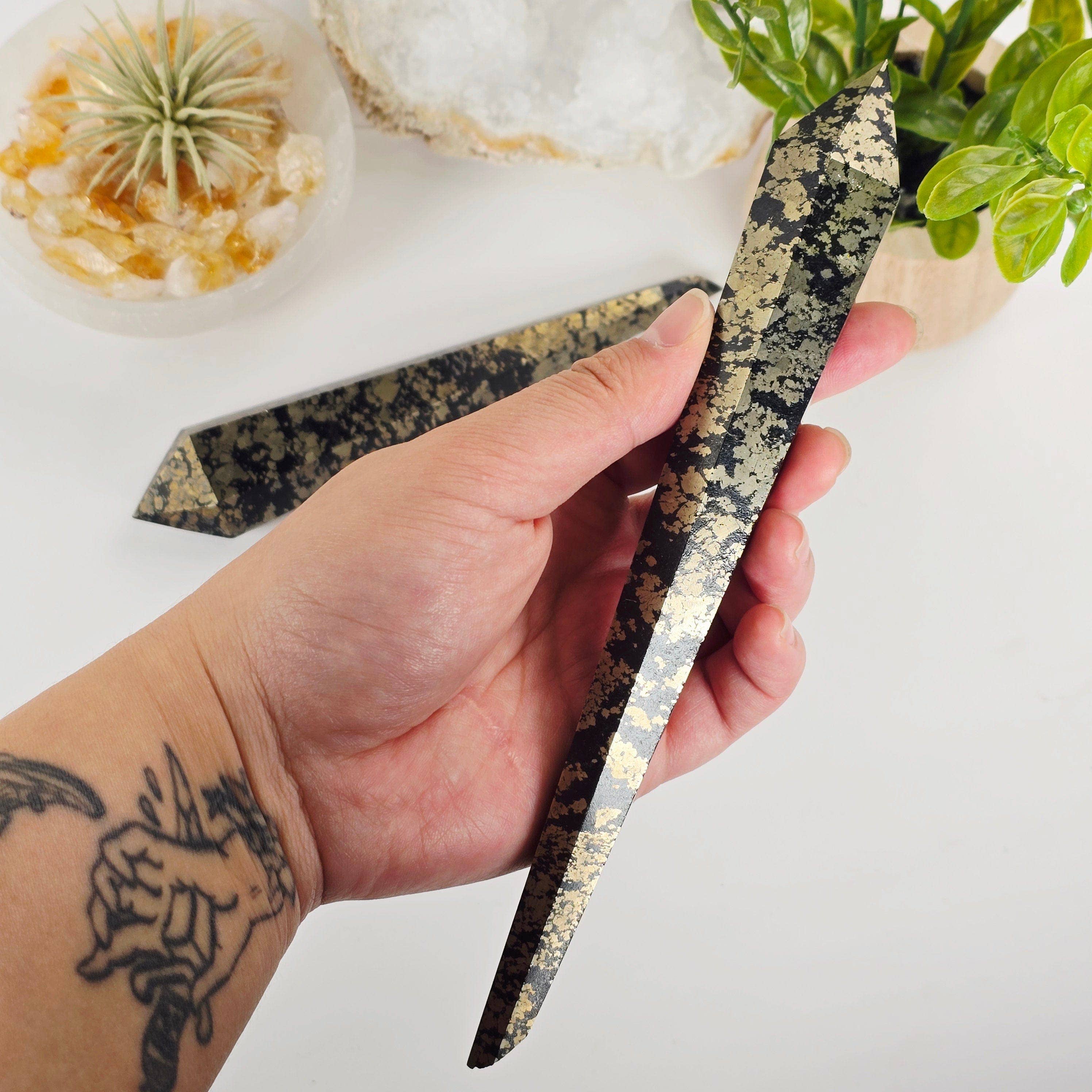 Rock Paradise - Wholesale Spiritual Stone/Crystal - Pyrite Crystal Wand - You Choose #21