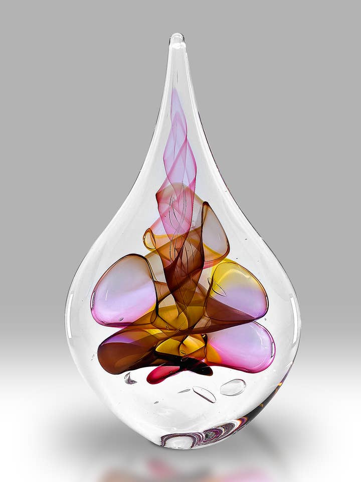 XL Kristalltropfen Briefbeschwerer #2 für den Großhandel von Nobile Glassware Ltd.