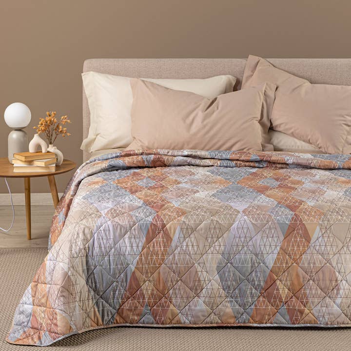 Colcha Acolchoada em Microfibra Fusion Modern Casa Cor por atacado de caleffi spa