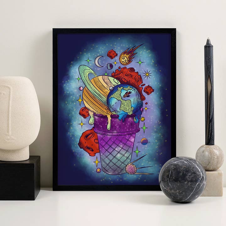 Universe and Galaxy Art Print for wholesale by The Oracle's Haven