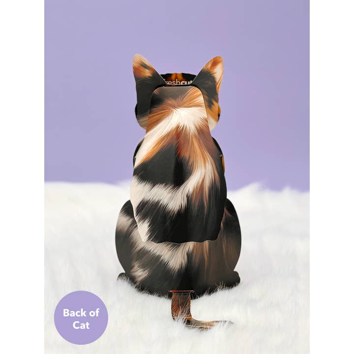 FreshCut Paper LLC – wholesale Everyday greeting card – Calico Cat (6 Pop-up Greeting Cards)1
