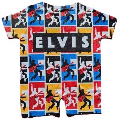 Daphyl's LLC - Vente Combinaison pyjama – enfant - Barboteuse unisexe Hunka Burnin Love d'Elvis Presley1