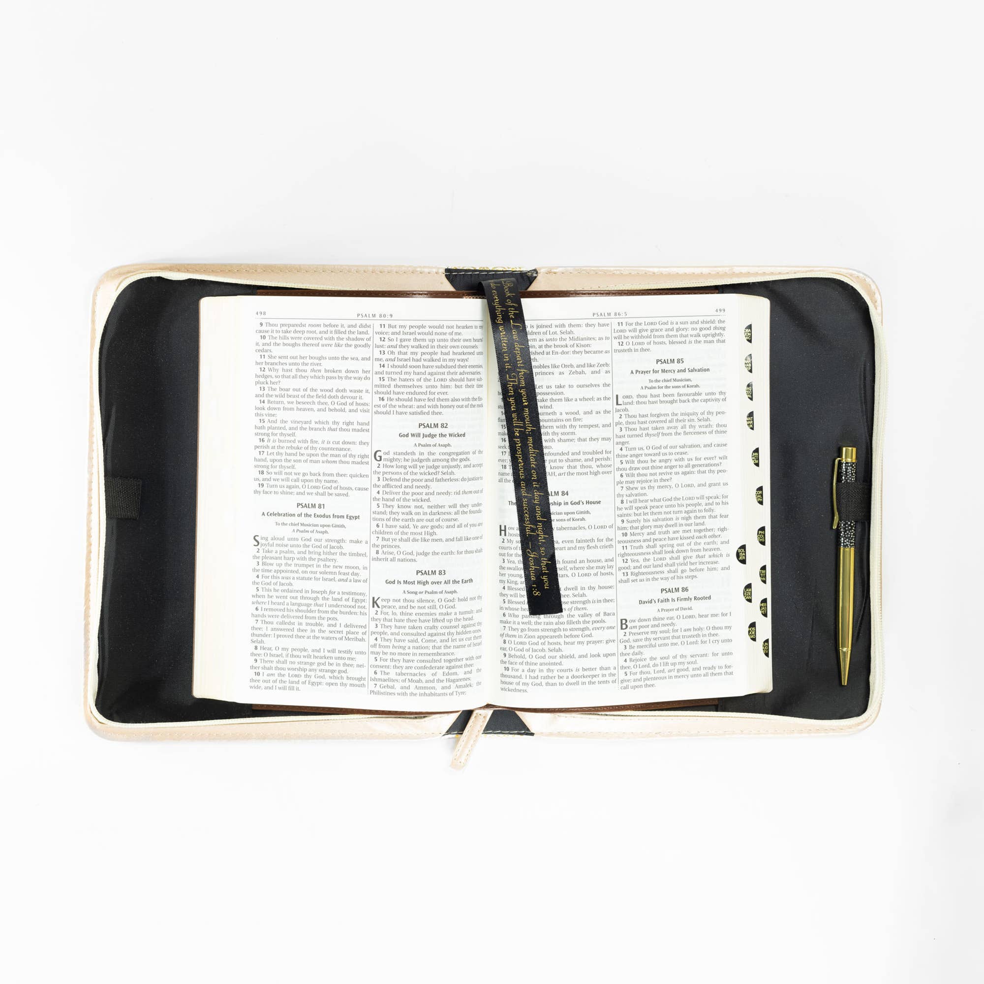 Divinity Boutique - Wholesale Bible Cover - Divine Details: Bible Cover Cream And Gold Amazing You3