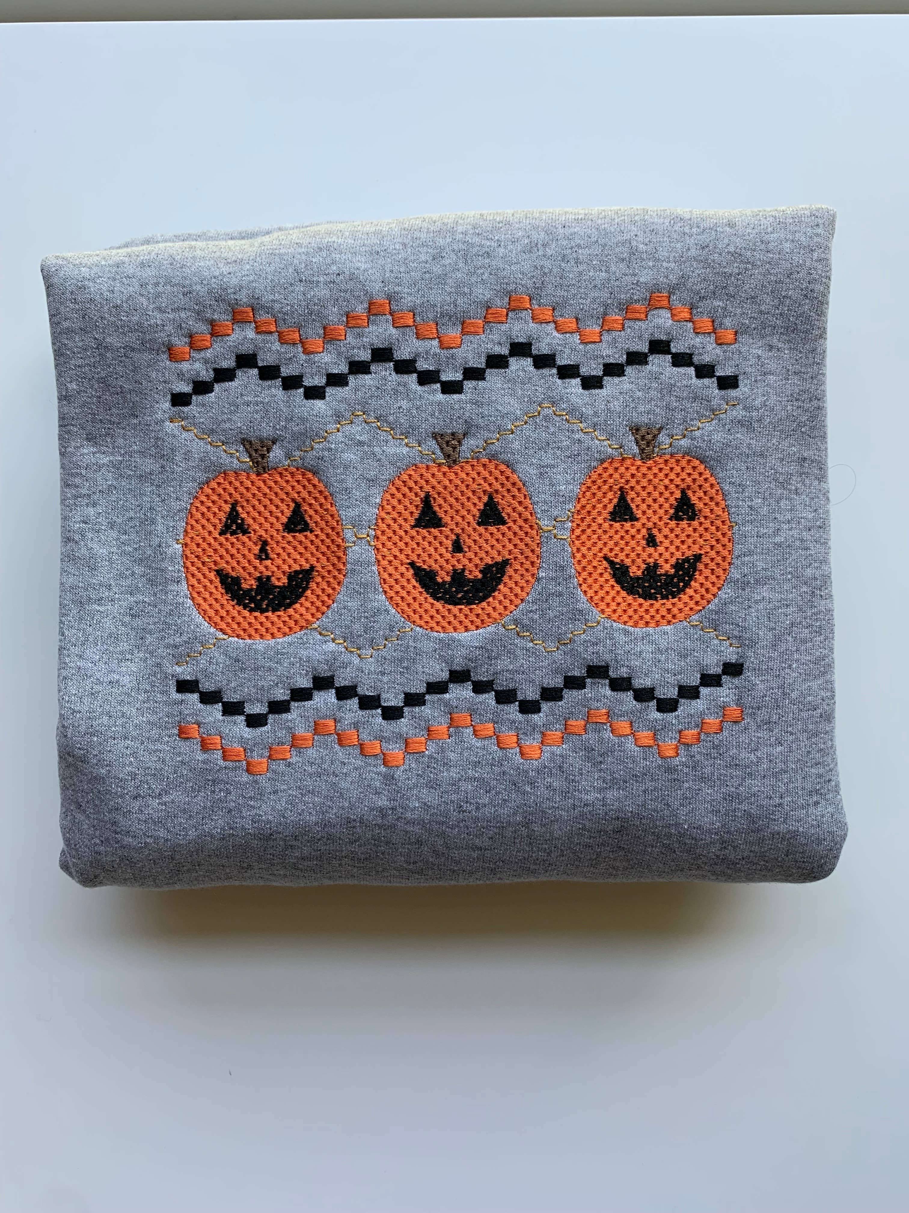 LC by Carina - Wholesale Sweatshirt - Women's - Pumpkin Embroidered Sweatshirts4