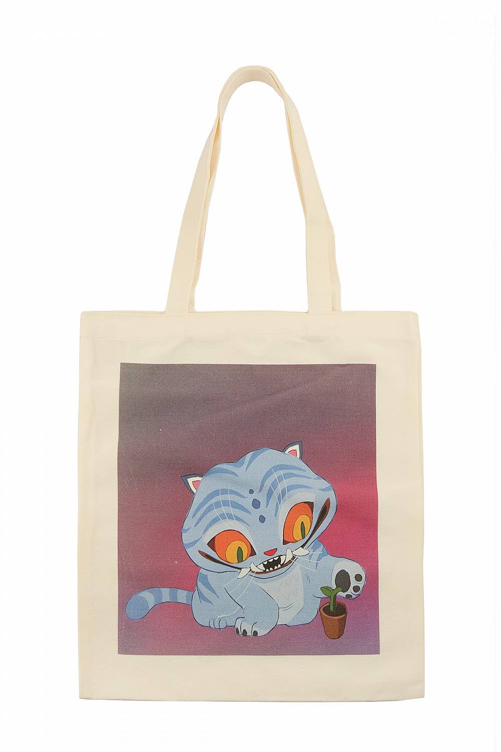 MIX K-pop Demon Hunter Blue Tiger Derpy KPOP CANVAS TOTE BAG for wholesale on Faire4