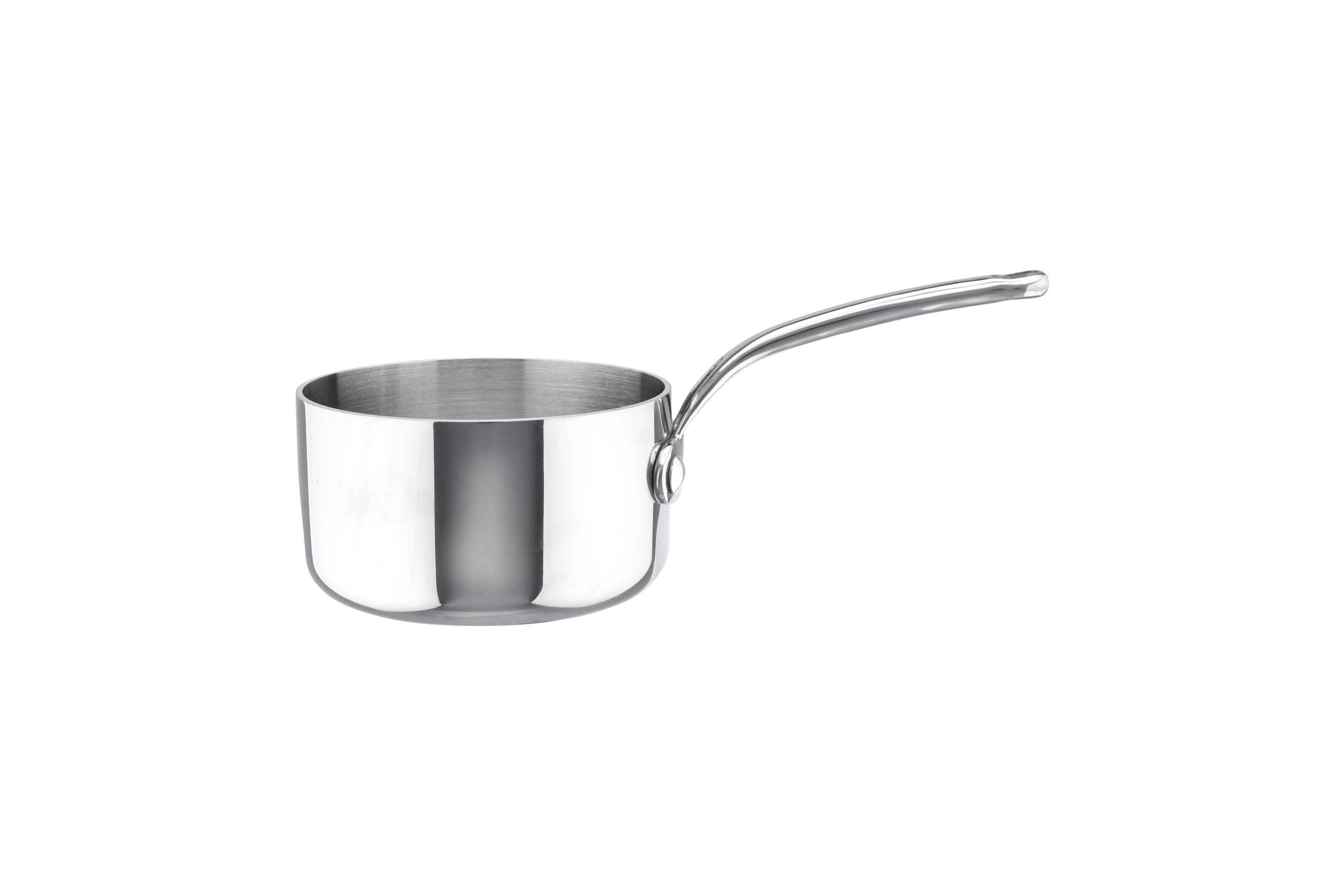 HEIROL - Wholesale Saucepan - MINI SAUCE PAN 3-PLY 10x5 cm