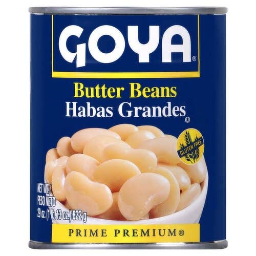 L&F Universal Goods - Wholesale Beans - GOYA Butter Beans 12/29 oz.