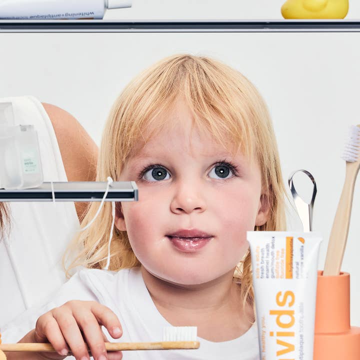 Davids Natural Toothpaste - Wholesale Toothpaste - Davids kids + adults nano-hydroxyapatite premium toothpaste / orange vanilla