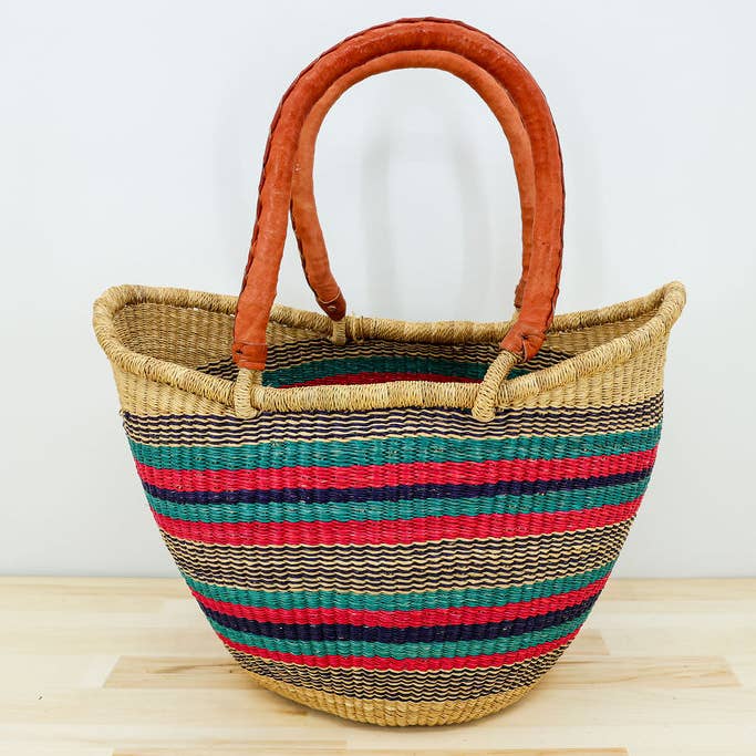 Gitzell FairTrade - Wholesale Grocery/Shopping Bag - Tote Basket Bag, U-Shopper double weave0