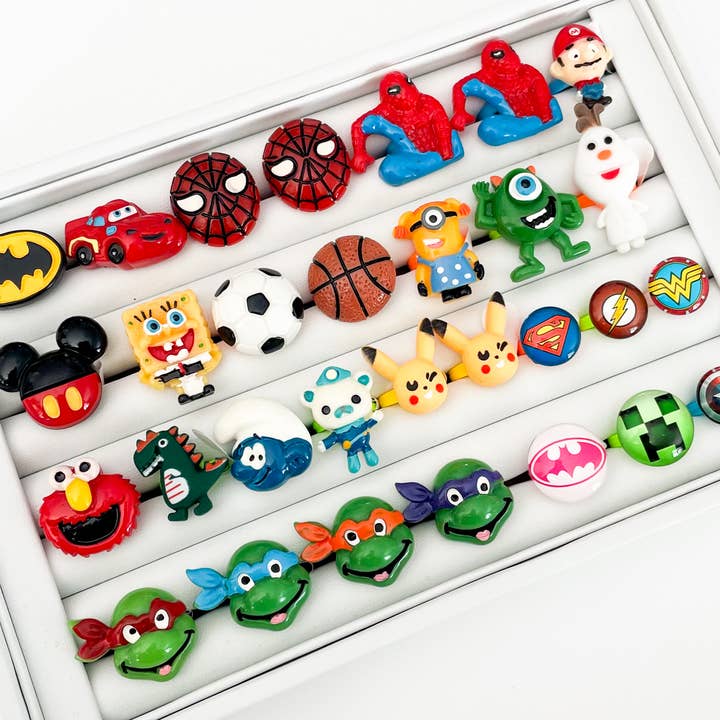 Shantiques Mini Creations - Wholesale Jewelry Set - Kids Rings - Boy Styles1