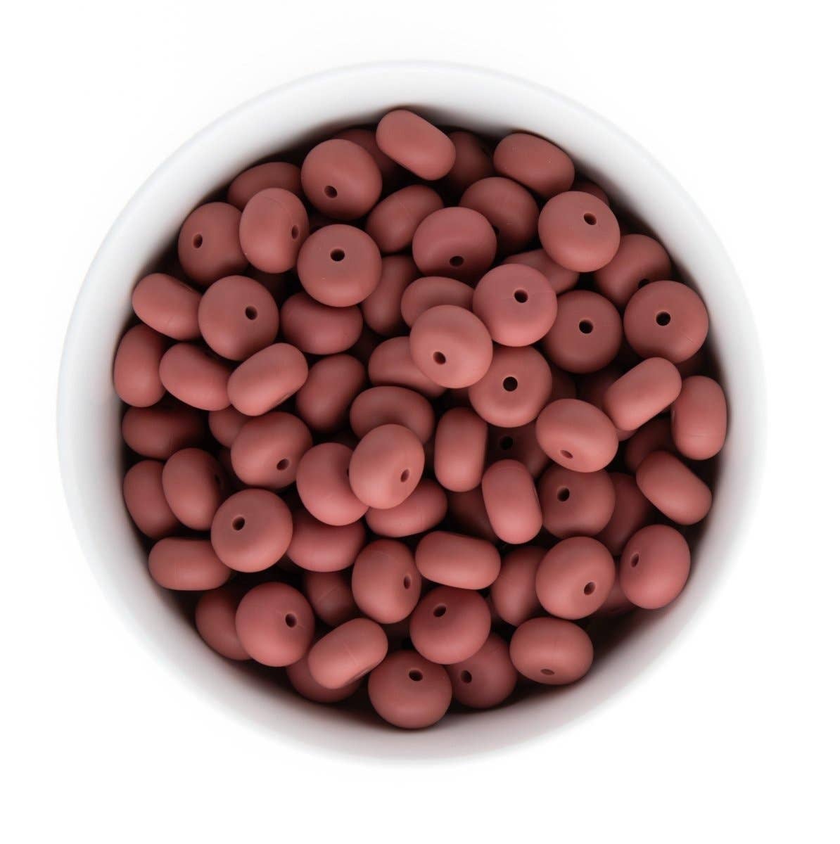 Cara & Co Silicone Craft Supply – wholesale Pärlor – 14 mm abacusformade silikonpärlor4