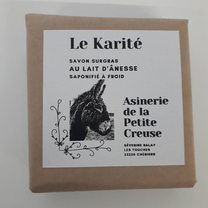 Shea Butter Donkey Milk Soap for wholesale by Asinerie de la Petite Creuse