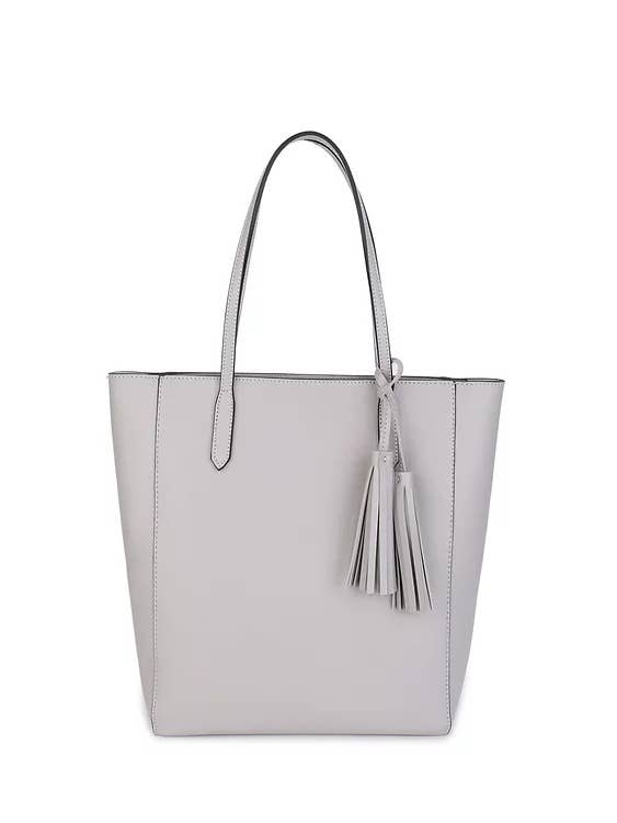 Smooth Vegan Leather Tall Tote - FTT18119 for wholesale by KATIE Q