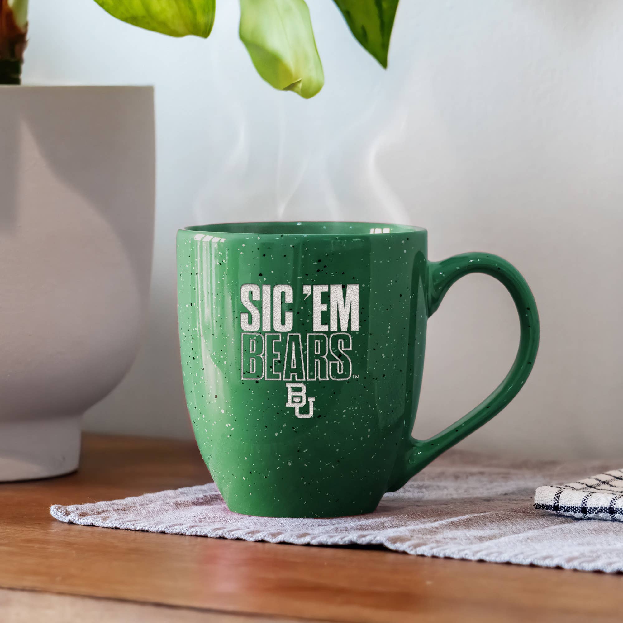 Rico Industries - Wholesale Coffee Mug - NCAA  Baylor Bears "Sic' Em Bears" 16 oz   Ceramic  Mug1