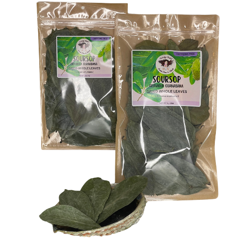 Witchy Pooh's Exotic Teas & Herbs – Chá solto por atacado – Chá de folha inteira de graviola Witchy Pooh's - sem cafeína5