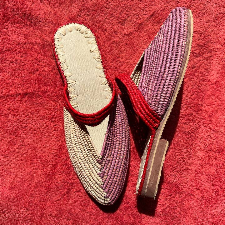 LaMaisonBerbere - Wholesale Sandals - Women's - Handmade Raffia Sandals Summer raffia sandals Moroccan8