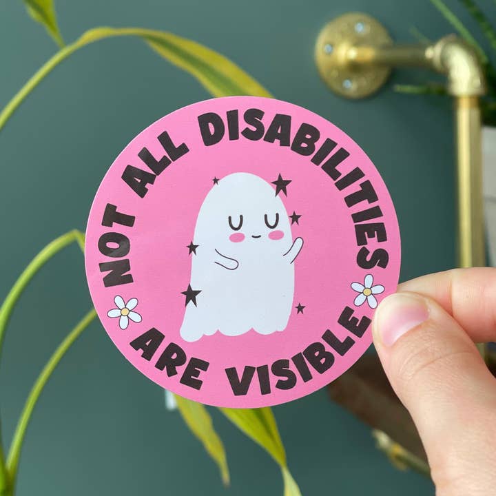 Mini Kitty Designs - Wholesale Sticker - Not All Disabilities Are Visible Sticker2